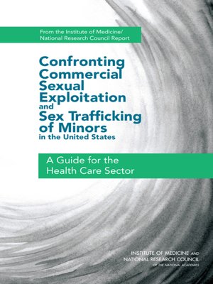 cover image of Confronting Commercial Sexual Exploitation and Sex Trafficking of Minors in the United States